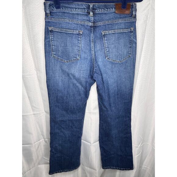 LRL Lauren Jeans Co. Womens Size 12 Petite Stretch Straight Leg Medium Wash - Picture 2 of 10
